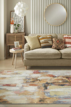 Alternative view of LUX03 BEIGE MULTICOLOUR