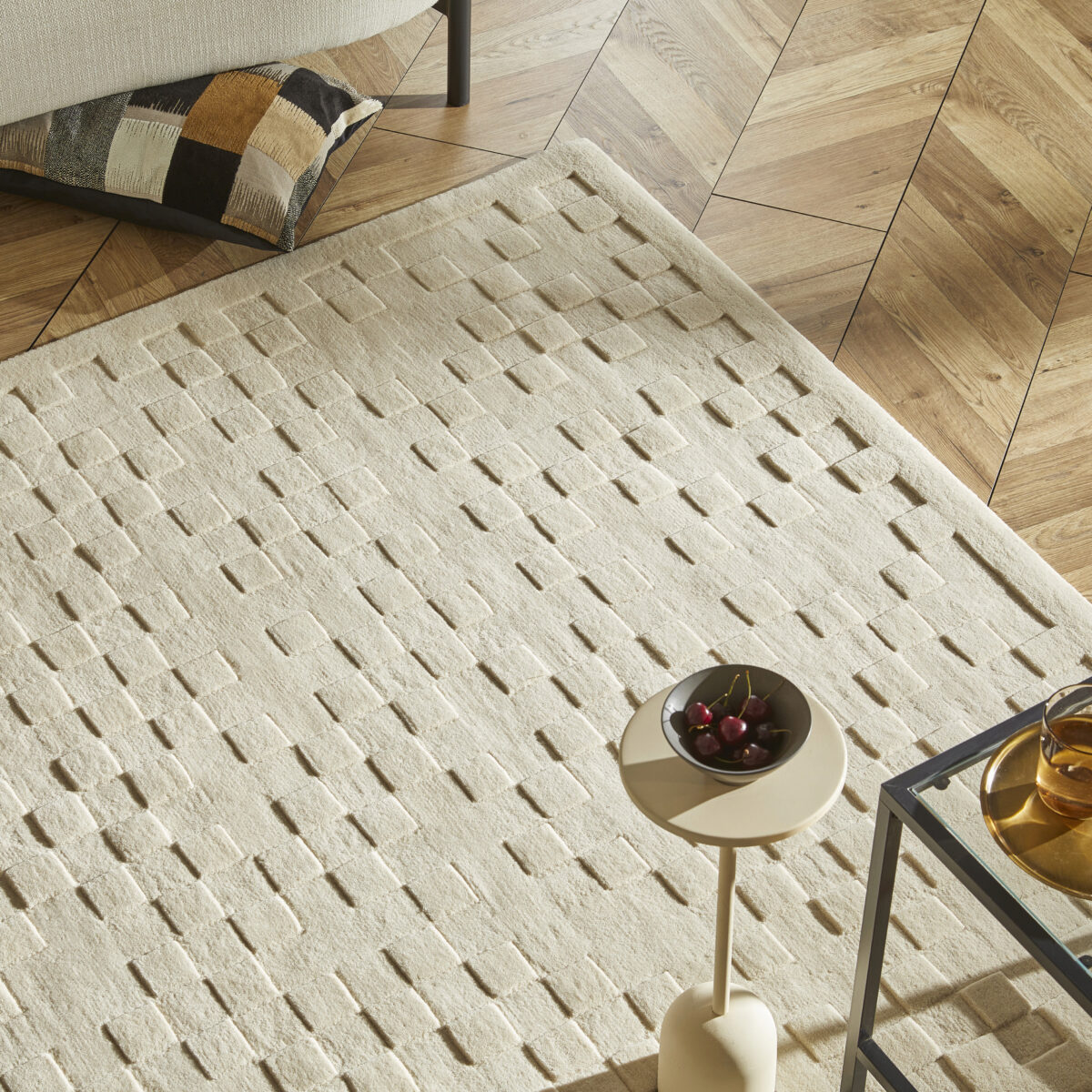 PRI102 SQUARES IVORY - Image 3