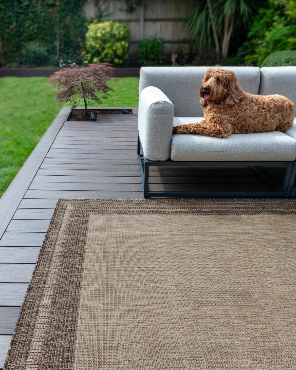 SUM102 INDOOR / OUTDOOR BEIGE BROWN - Image 8